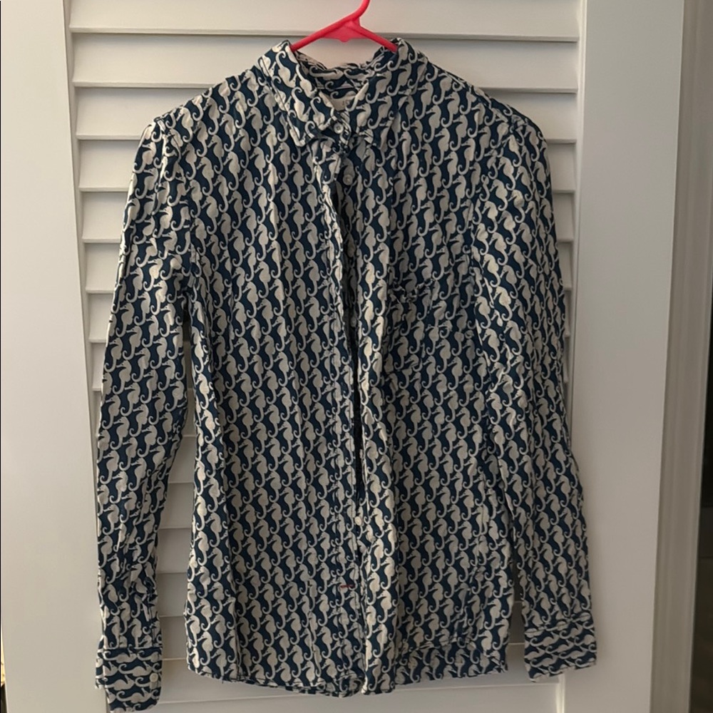 J.Crew seahorse button down